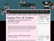Tablet Screenshot of jingjing.info